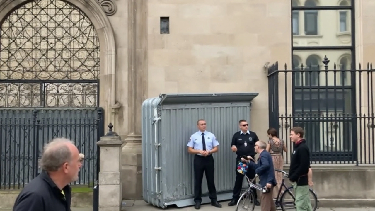 Banksy at the Royal Courts: New Mural Covered Within Hours as Removal Looms
